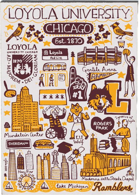 Loyola University Chicago Julia Gash Jumbo Magnet