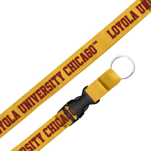 Loyola University Chicago .75 Woven Lanyard