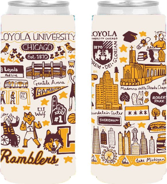Loyola University Chicago Slim Can Coozie