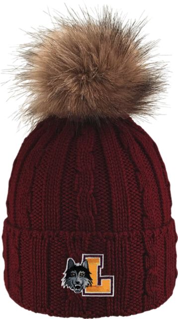 Loyola University Chicago Ramblers Women's Fur Pom Beanie
