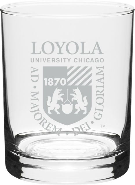 Loyola University Chicago 14 oz. Wine Glass