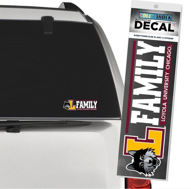 Loyola University Chicago Mascor Family Decal