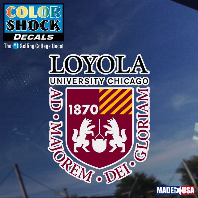 Loyola University Chicago LUC Ramblers NCAA Metal License Plate Frame For  Front Back of Car Officially Licensed (Grandparent) 