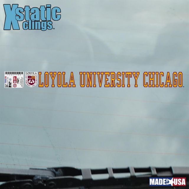 Loyola University Chicago Strip Decal