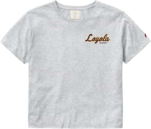 Loyola University Chicago Short Sleeve Crop Top