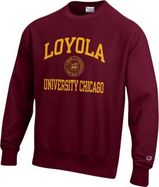 Loyola University Chicago Reverse Weave Crewneck Sweatshirt | Loyola ...