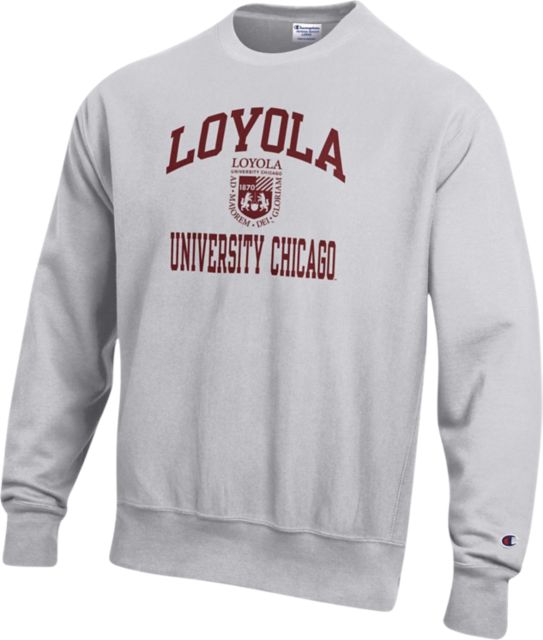 Loyola University Chicago Reverse Weave Crewneck Sweatshirt 