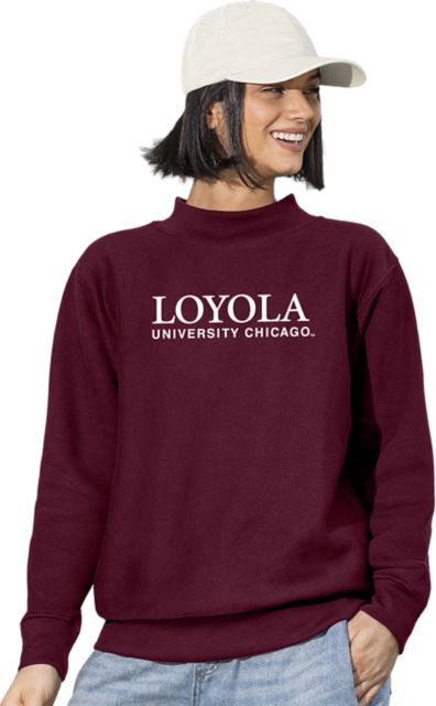 Loyola University Chicago Women's Mockneck Sweatshirt
