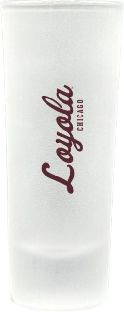 Loyola University Chicago Frosted Collector's Glass