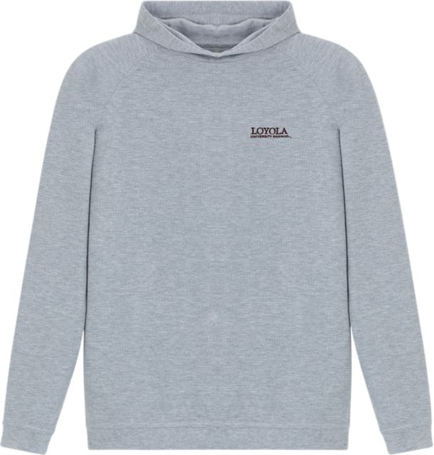 Loyola University Chicago Waffle Hooded Long Sleeve T-Shirt