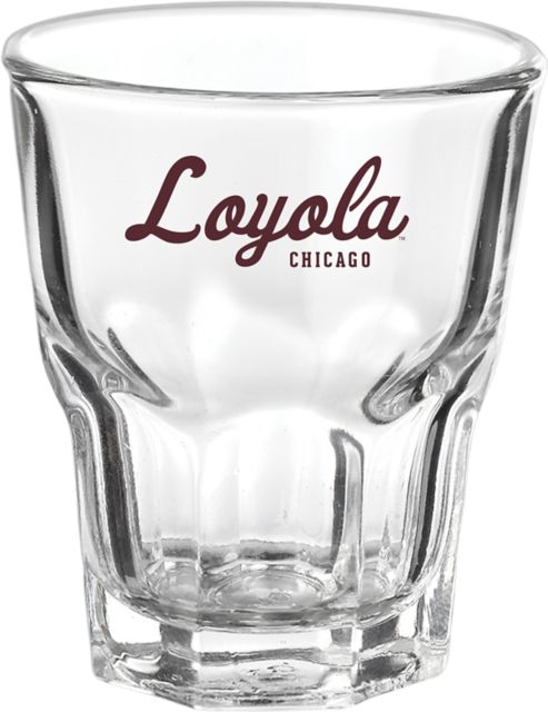 Loyola University Chicago 1.5 oz. Collectors Glass