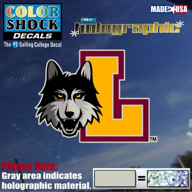 Loyola University Chicago Ramblers Holographic Decal