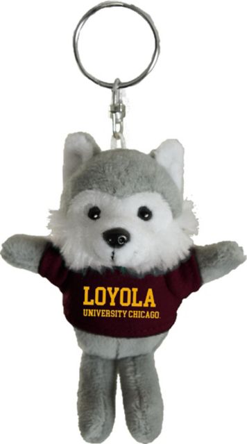 Loyola 4 Plush Lion Keychain