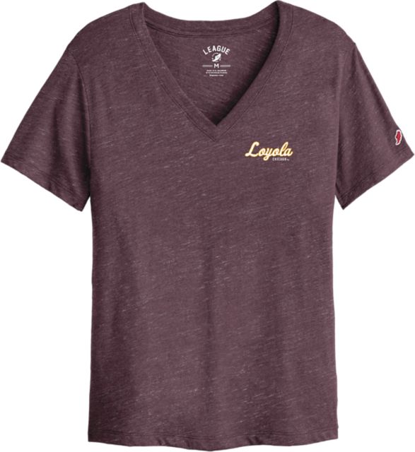 Loyola University Chicago Women's V-Neck Short Sleeve T-Shirt