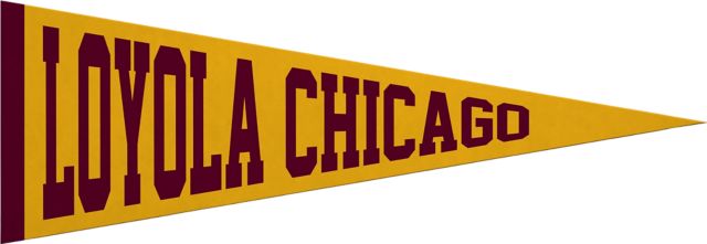 Loyola University Chicago 5x15 Pennant