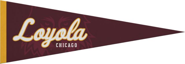 Loyola University Chicago 5x15 Pennant