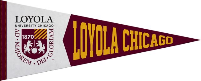 Loyola University Chicago 12x30 Pennant