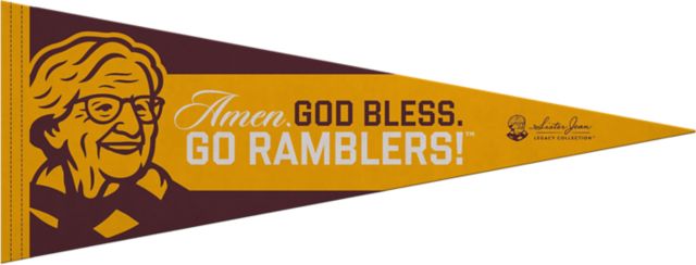 Loyola University Chicago Sister Jean Legacy 9 x 24 Pennant