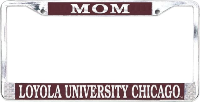 Loyola University Chicago Mom License Plate