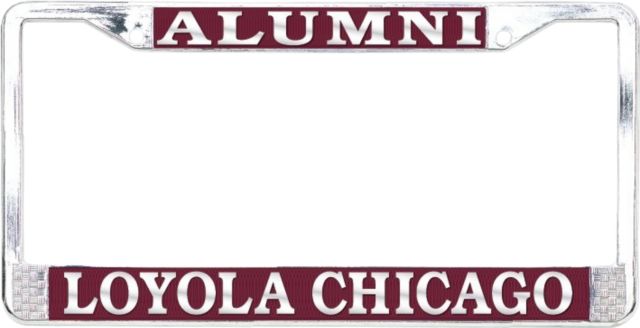 Loyola University Chicago LUC Ramblers NCAA Metal License Plate Frame For  Front Back of Car Officially Licensed (Grandparent) 