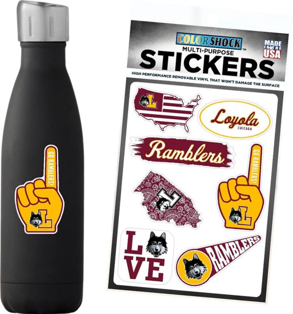 Loyola University Chicago 7.5'' x 7.5'' Sticker Sheet