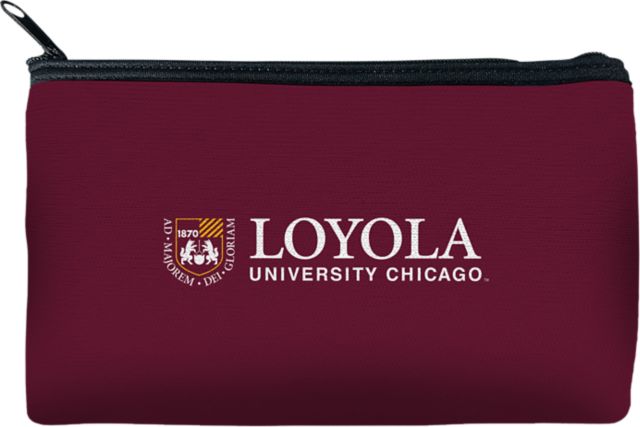 Loyola University Chicago Neoprene Zipper Pouch
