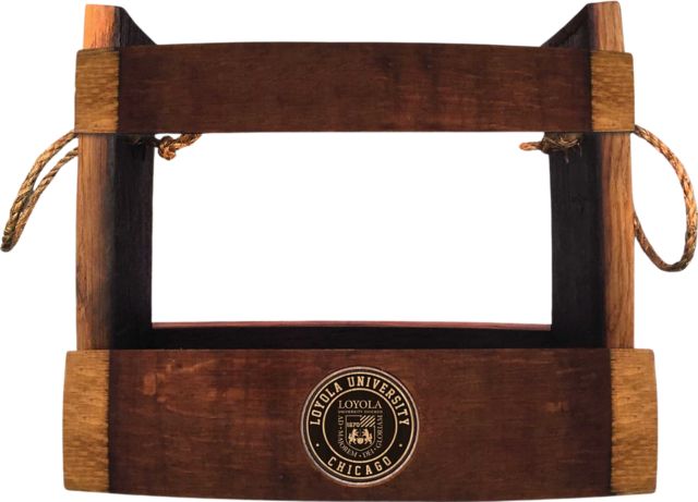 Loyola University Chicago Wine Bottle Caddy