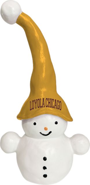Loyola University Chicago Theo the Snowman