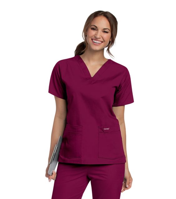 V-NECK TUNIC WINE SML