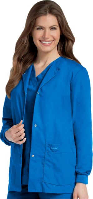 Landau Essentials Women's Warm-Up Scrub Jacket - XSmall