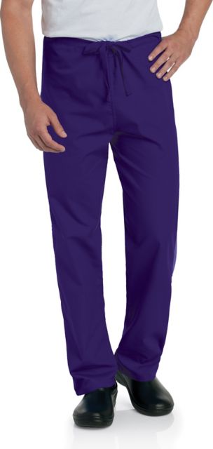 Essentials Unisex Straight-Leg Scrub Pants Grape Xtra Large