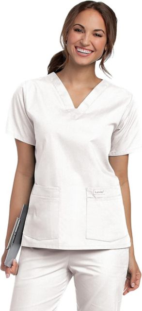 V-NECK TUNIC WHITE XS