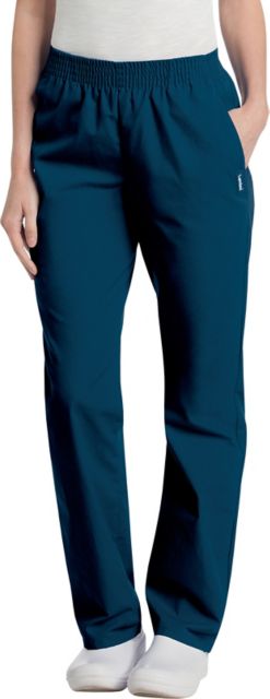 Essentials Women's Straight-Leg Scrub Pants Navy Tall Xtra Large