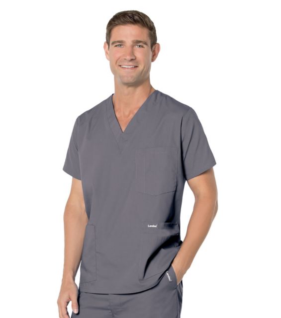 MEN'S 5-POCKET SCRUB TOP M