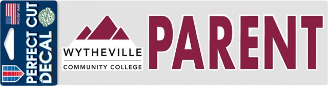 Wytheville Community College Parent 3'' x 10'' Perfect Cut Decal