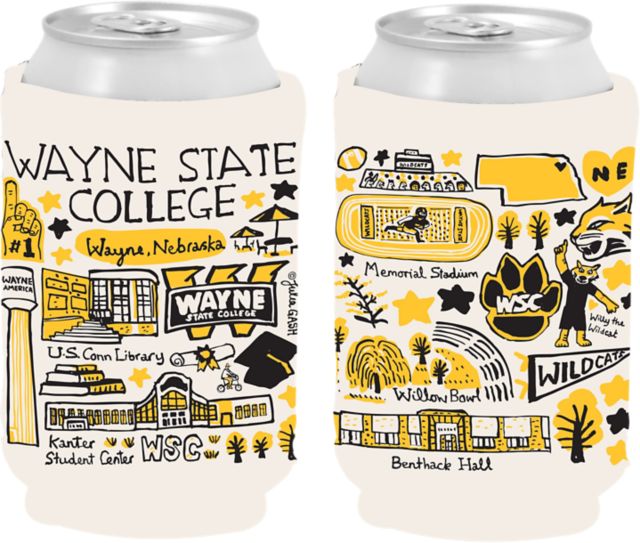 Wayne State College Julia Gash Can Coozie