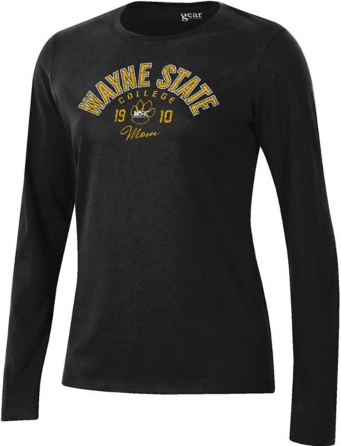 Wayne State College Wildcats Mom Women's Long Sleeve T-Shirt