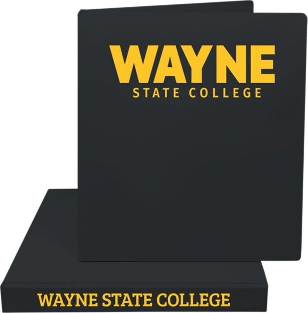 Wayne State College 1'' Vinyl Binder