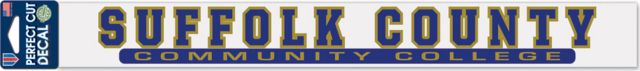 SUNY Suffolk County Community College 3 x 10 Perfect Cut Decal