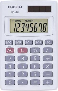 Casio Solar Calculator HS4GS