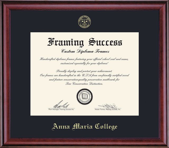 Anna Maria College 11'' x 14'' Classic Diploma Frame