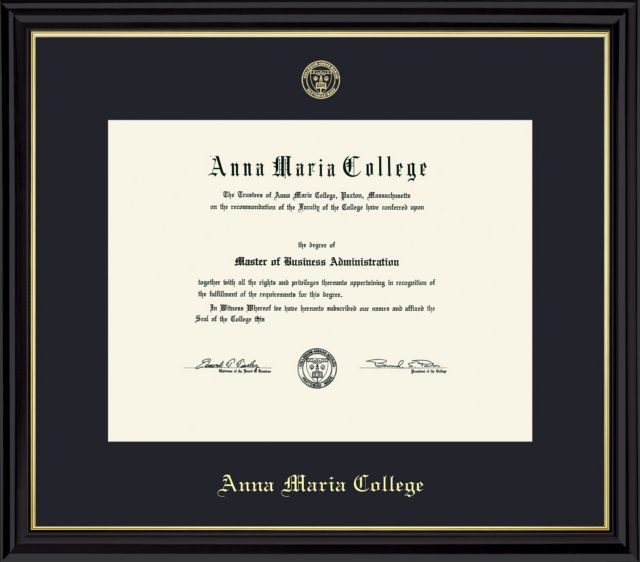 Anna Maria College Diploma Frame