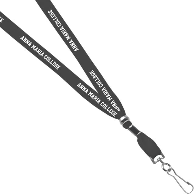 Anna Maria College 3/8'' J Hook Lanyard