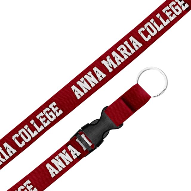 Anna Maria College .75 Woven Lanyard