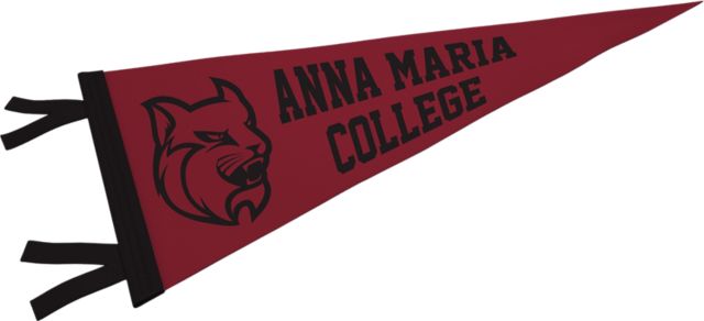 Anna Maria College Amcats 12'' x 30'' Pennant