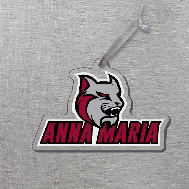 Anna Maria College Amcats 3" x 4" Ornament