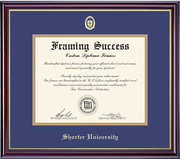 Shorter University 8.5'' x 11'' Windsor Diploma Frame