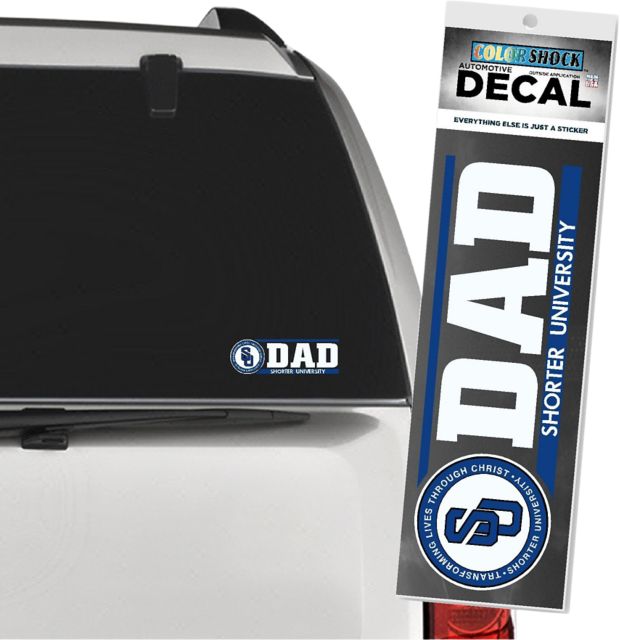 Shorter University Hawks Dad Decal