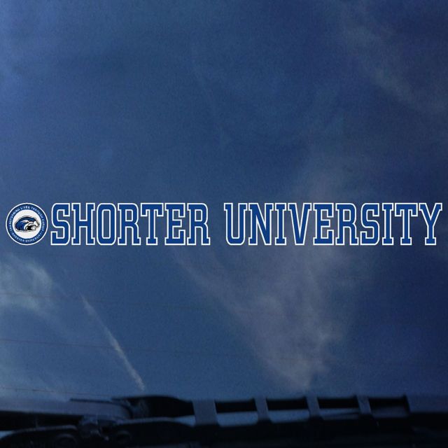 Shorter University Strip Decal