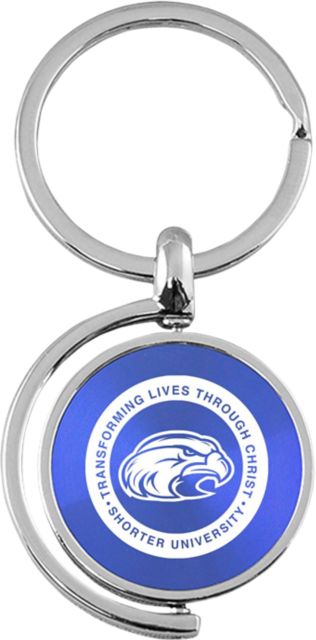 Shorter University Hawks Spinner Keychain